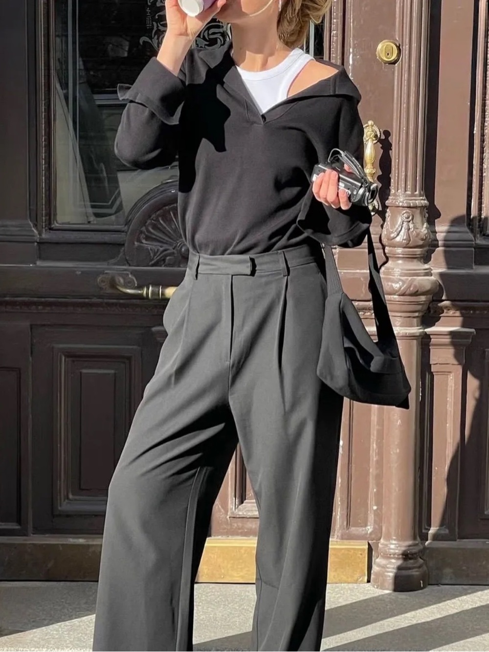 GETAWAY TOP BLACK (DJERF AVENUE)